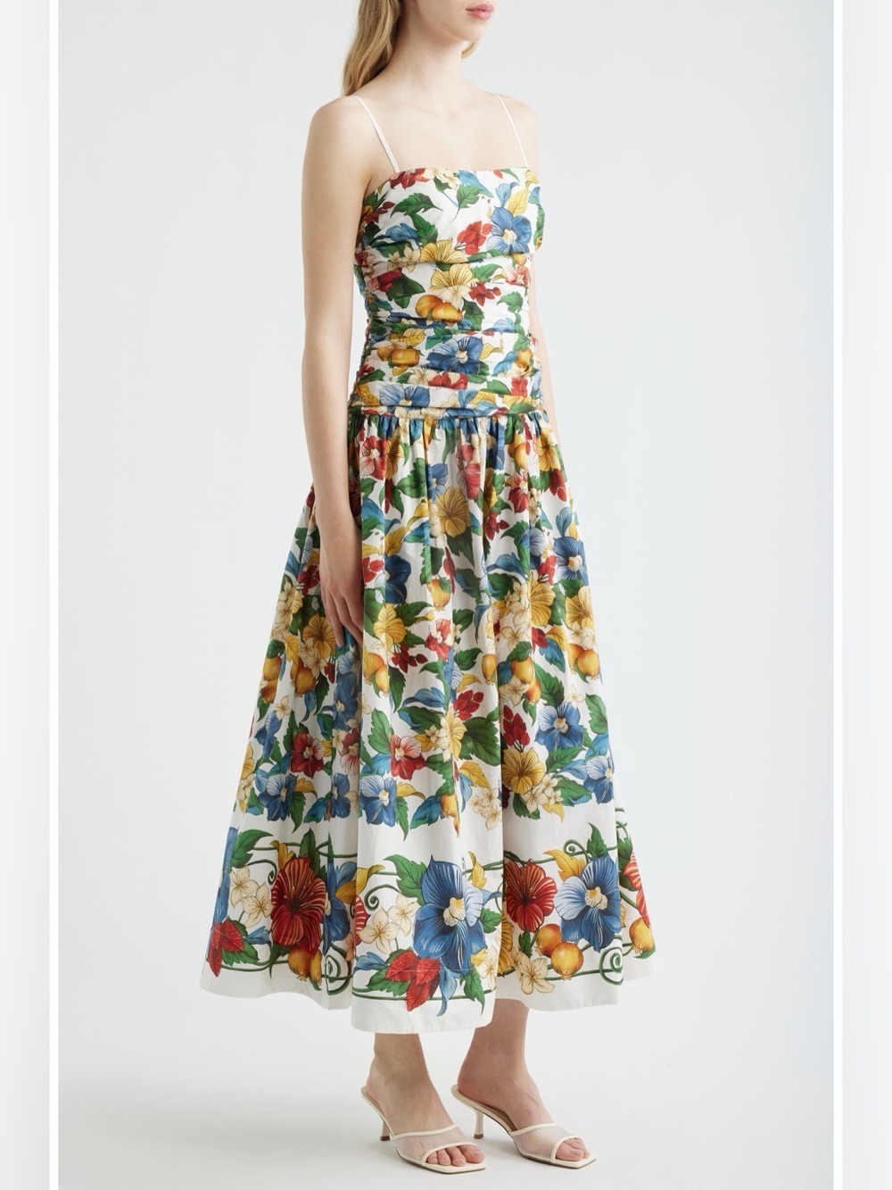 Farm Rio Tropi Ruched Maxi Sundress - Picture 4 of 10